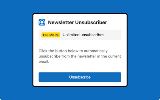 AI Newsletter Unsubscriber :: Automatically unsubscribe from newsletters in Outlook using AI