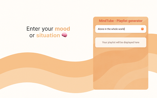 YouTube Playlist AI Generator – MindTube :: Generate YouTube playlist with AI. Create smart music playlist based on your mood, activity or keyword – instantly.