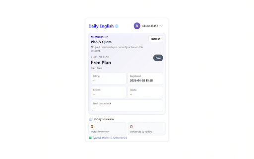 Daily English Video Coach :: Learn English from YouTube and other video sites with sentence replay, word lookup, and contextual collections.