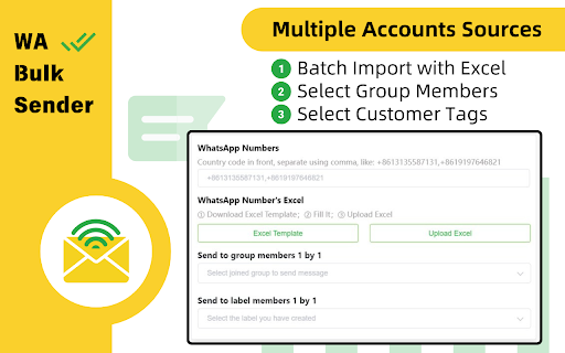 WA Bulk Message Sender :: Use WhatsApp Automation Tool to connect with your customers by sending bulk messages.
