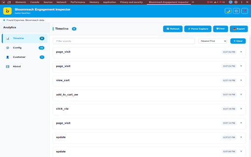 Bloomreach Engagement Inspector :: Your friendly companion for monitoring and debugging Bloomreach analytics