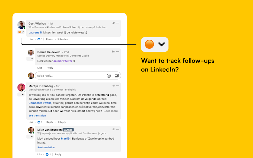 LinkedIn Comment Labels :: Turn LinkedIn comments into checklists for structured follow-up. Easily track and manage your responses, ensuring you don't miss…