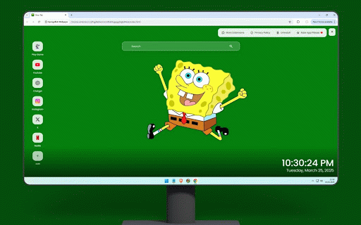 SpongeBob Wallpaper :: Brighten your new tab with fun and colorful SpongeBob wallpapers featuring Bikini Bottom’s favorite sponge!