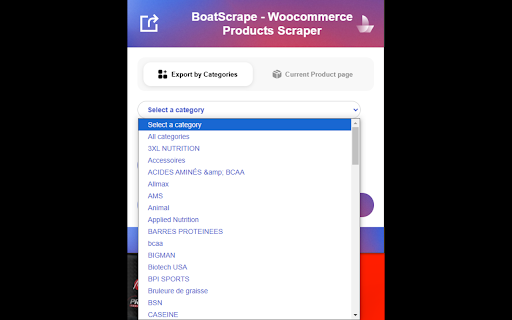 Woocommerce Products Scraper/Extractor - Boatscrape :: 🚀 WooCommerce Product Scraper & Extractor - Boatscrape 🚀
Easily scrape, extract, and download WooCommerce product data with…