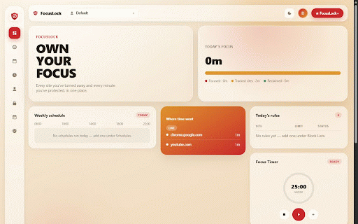 FocusLock – Website Blocker, Ad Blocker & Focus Timer :: Blocks distracting sites and ads, limits your time on them, and runs focus sessions so you browse with fewer interruptions.