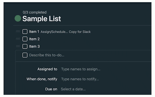 Basecamp To Slack :: Adds a "Copy for Slack" link to each TODO in Basecamp that copies the title and link in Slack format for easy copy and pasting.