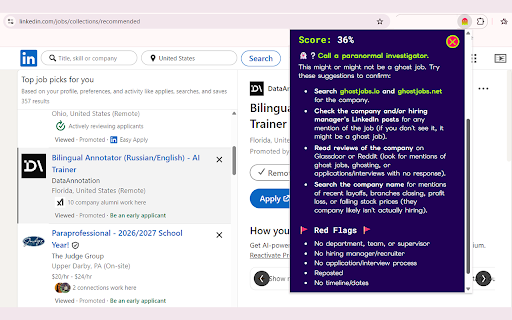 ghostE :: Analyze job postings for ghost-job warning signs.