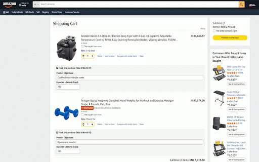 Was It Worth It? :: Mindful consumption tracker for Amazon purchases.