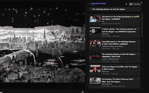 Reaction Finder :: Find reaction videos for the YouTube video you are watching.