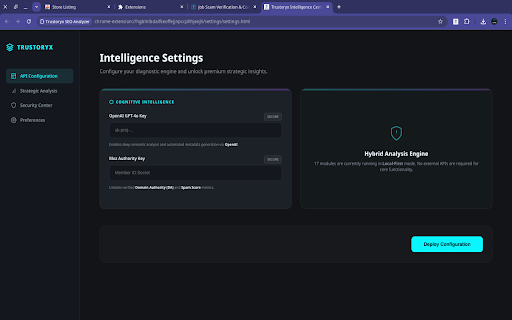 Trustoryx SEO Analyzer :: Enterprise-grade SEO, GEO, and Trust auditing suite for professional marketers.