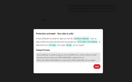 ShieldAI Web Extension :: Data leak protection for AI interactions.