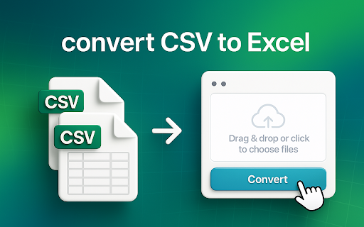 CSV to Excel :: Convert CSV to Excel: Upload unlimited CSV files and download individually or as a ZIP archive. Fast CSV file to Excel!