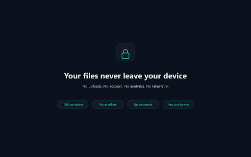 PDFormer — Fill & Sign PDF (Free, Private, No Account) :: Fill out and sign any PDF in your browser. 100% local — your file never leaves your device. No account, no watermark, no paywall.