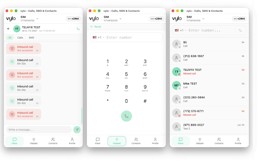 vylo - Calls, SMS & Contacts :: Make and receive calls, send SMS, and manage contacts from your browser with vylo.