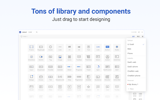 UIdraft: Design Prototype Like Pro | Lovable, v0, Bolt and more :: Design UI like a pro — UIdraft turns simple prompts into full, context-aware pages. No design skills needed