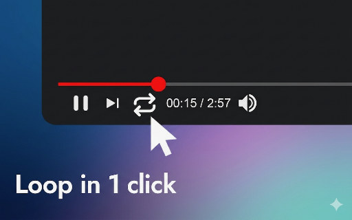 YouTube Looper :: Use YouTube Looper to easily loop videos with just one click and enjoy nonstop playback. Create your own customizable YouTube loops.