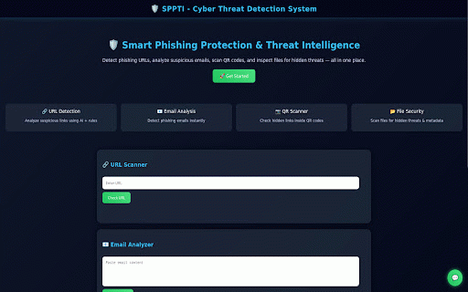SPPTI Phishing Detector :: Detect phishing websites in real-time