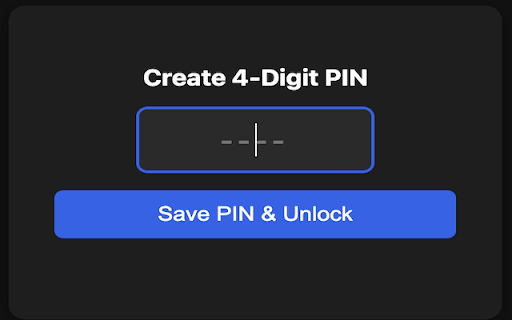 Profile PIN Lock :: Requires a PIN code upon Chrome profile launch.