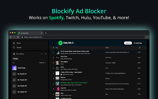 Spotify Ad Blocker - Blockify :: Blockify is a Spotify Ad Blocker that blocks & removes audio ads from Spotify using Spotify adblock technology.