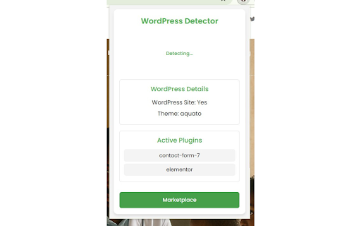 WordPress Detector :: Detect WordPress sites, themes, and plugins