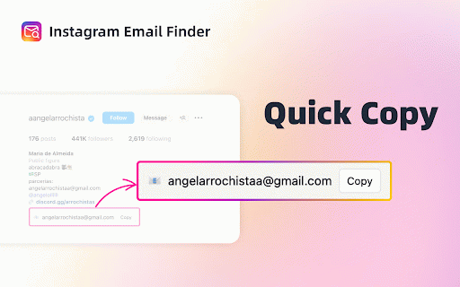 Instagram Email Finder for Instant Influencer Contact Info :: Connect with Instagram influencers fast using this free email finder—an easier alternative to Wednesday, Favikon and Kolr.