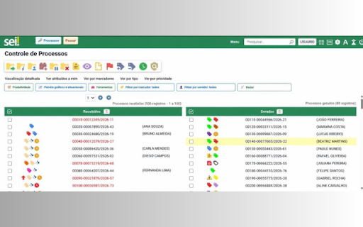 CFR para SEI :: CFR para SEI: produtividade para SEI 4.x, com histórico de anotações, painéis, filtros, automações, editor e gestão de processos.