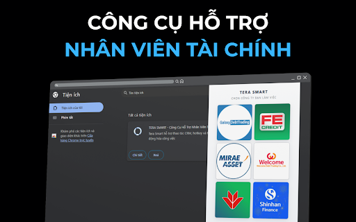 TERA SMART - Công Cụ Hỗ Trợ Nhân Viên Tài Chính :: Tera Smart hỗ trợ thao tác CRM, hotkey và tự động hóa công việc