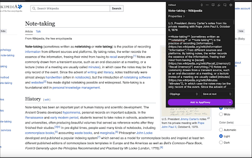 Clipper for AppFlowy :: Unofficial community web clipper browser extension for AppFlowy