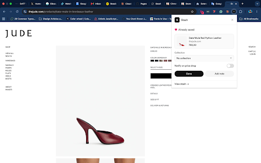 Stash :: Save products from any online store and track price drops.