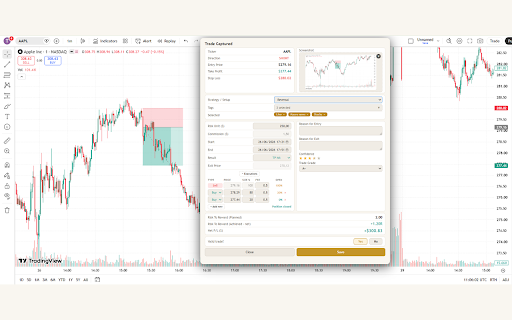 EdgeBook by TradersEdge.nl :: Capture your trades automatically with TradingView and TradeLocker via the Long/Short tool
