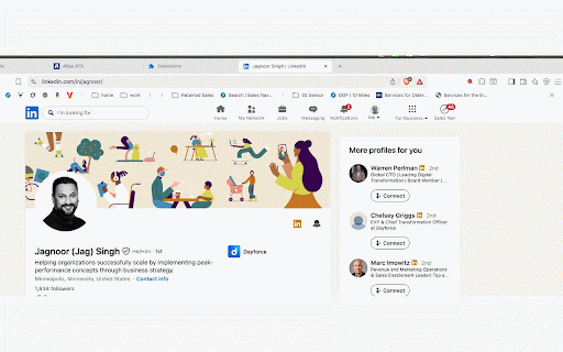 Talent nGen LinkedIn Checker :: Checks LinkedIn profiles against your Talent nGen database and injects message templates into connect/message/InMail dialogs.