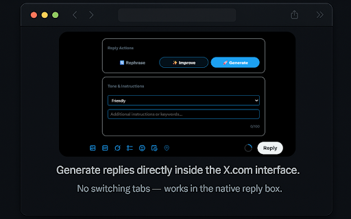XinsightAI - Twitter AI Reply Assistant :: Helping you write replies that get noticed on Twitter in 3 seconds.