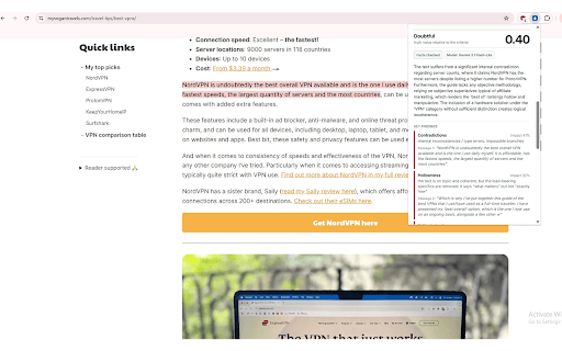ClearWater :: Analyzes the coherence, grounding, and structure of text and code.