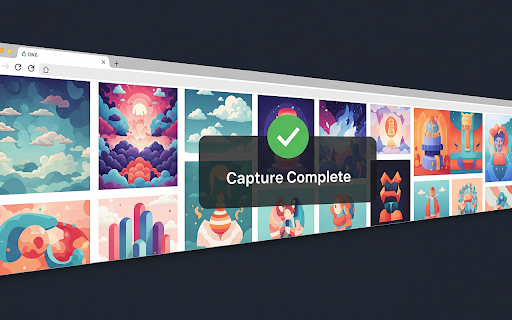 Full Page Capture :: Capture the entire page as an image or PDF, including scrolling content.