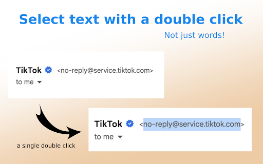 Better Double Click Select :: A chrome extension that improves double-click-to-select behavior to select different text patterns, beyond just words.