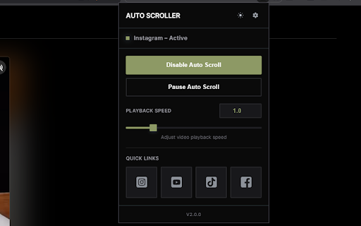 Auto Scroller for Reels, Shorts & TikTok :: Auto scroll through Instagram Reels, YouTube Shorts, TikTok & Facebook. Hands-free scrolling for a seamless video experience.