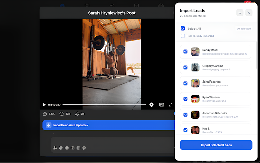 Pipestack Lead Importer :: Import leads from Facebook into your Pipestack