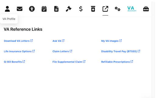VA Assistant :: Extension to help Veterans review VA data.