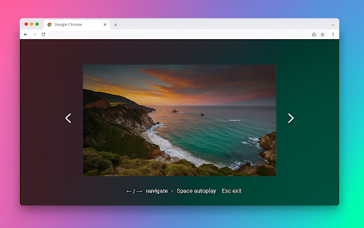 Photo Slideshow :: View all images on the page in a full screen slideshow.