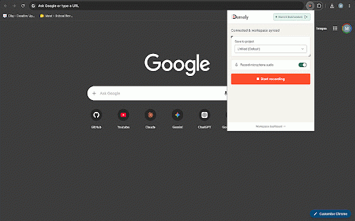 Demoly :: Record instant AI-searchable web demos and walkthroughs