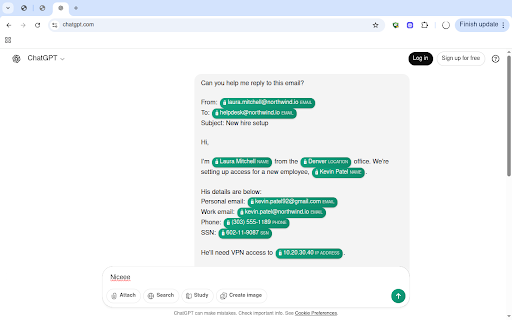PromptGuard :: Protect your personal data while chatting with ChatGPT and other major AI platforms in your browser.