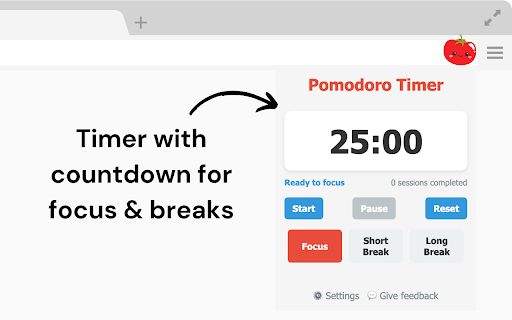 Pomodoro Focus Timer :: A simple Pomodoro timer to help you stay focused