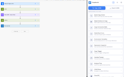 FlowDevKit :: Inspect, copy, and debug Power Automate flows directly from your browser.