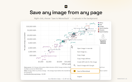 MemeStack :: Save, search & paste memes anywhere. Save any image to MemeStack in two clicks — AI tags it and makes it searchable.