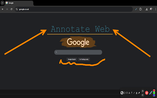 Annotate Web :: Use annotate web to annotate websites and draw on a page as a marker or highlight important parts of the page.