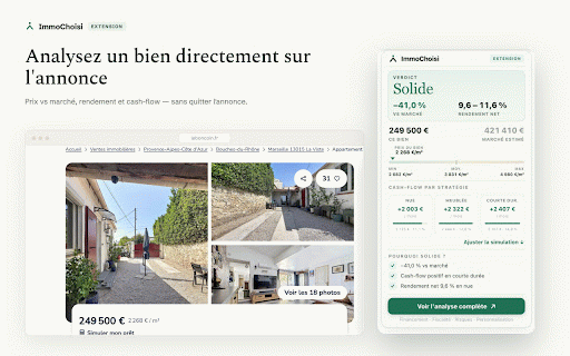 ImmoChoisi Companion :: Extrait automatiquement les annonces immobilières pour ImmoChoisi.