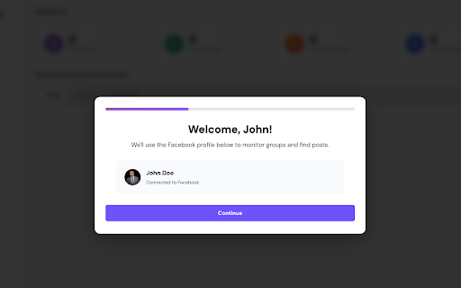 One Stop Social: AI Facebook Group Monitor & Keyword Alerts :: Scan Facebook groups for leads. AI finds prospects with keywords & criteria. Get browser and webhook alerts; never miss a lead!