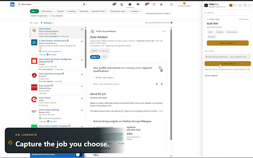 OfferPilots — AI Resume Tailoring, Job Match Score & Interview Prep :: Tailor your resume to a job posting using your own saved profile. Match score, missing keywords, interview prep. Free account.