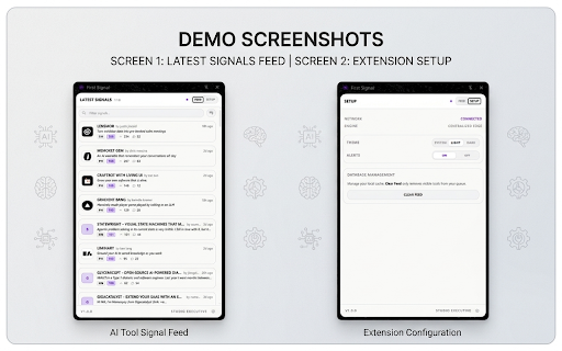 First Signal :: Detect AI tool launches before they go viral