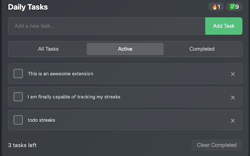 Streak Monitor :: Track your habit streaks right in your browser.